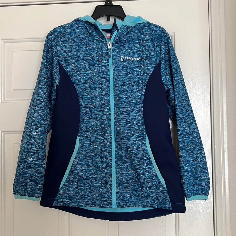 Free Country Girls XL 10/12 Soft Shell Hooded Jacket